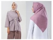 Warna Jilbab Yang Cocok Untuk Baju Warna Dusty Ungu